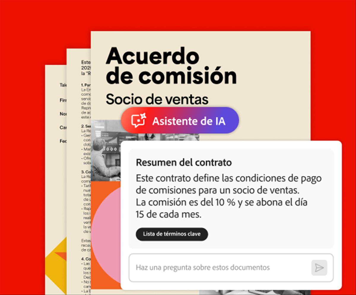 Adobe Acrobat revoluciona la comprensión de contratos con nuevas funcionalidades de IA generativa