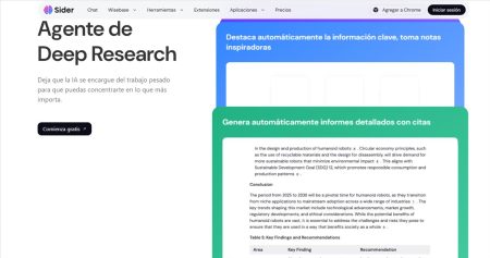 Sider 5.0: investigación profunda con IA que imita el razonamiento humano