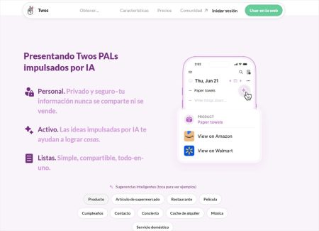 Twos PALs: una nueva forma de convertir tus listas en asistentes inteligentes