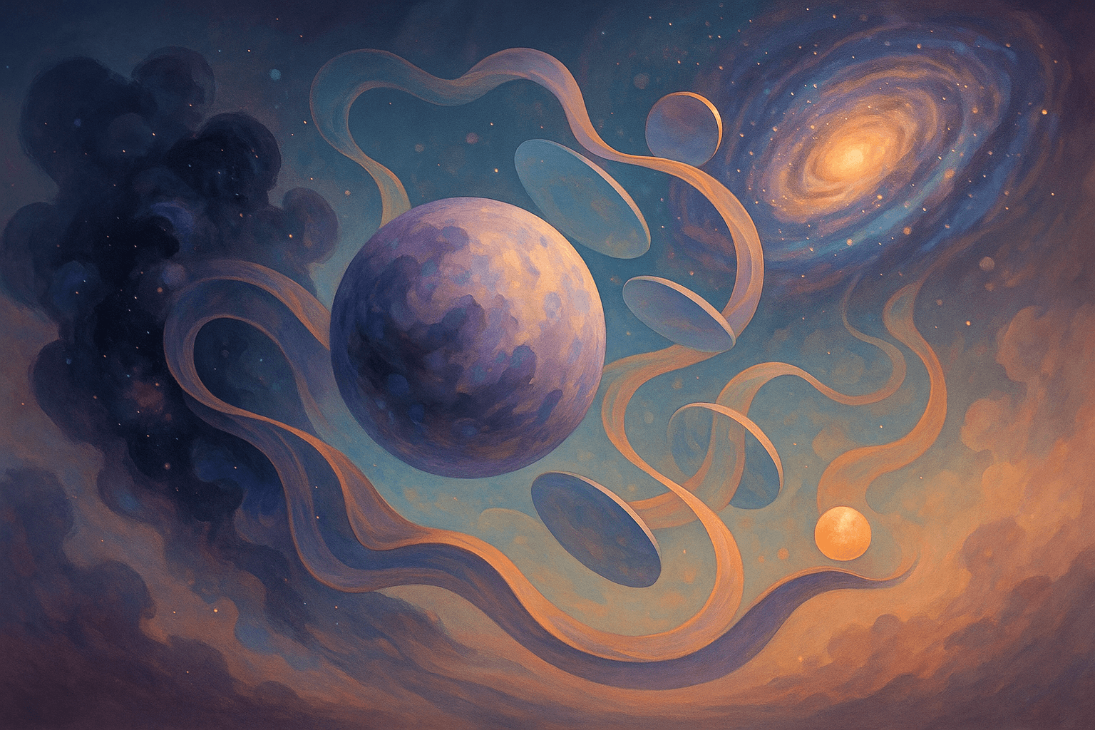 El universo invisible interpretación surrealista de la materia oscura y los fotones oscuros