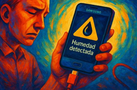 Error de humedad en puerto USB-C tras actualización de Samsung