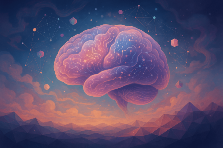 Ilustracion-surrealista-de-un-cerebro-flotante-que-representa-los-limites-del-razonamiento-en-la-inteligencia-artificial