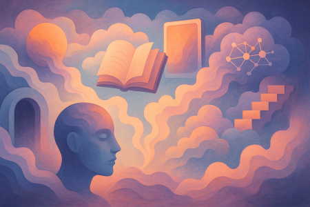 Representación onírica de la brecha digital creada por la inteligencia artificial avanzada y el acceso restringido a tecnologías como Google Gemini Ultra