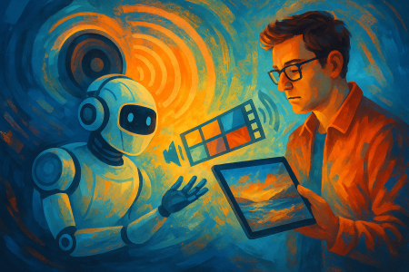 pintura-digital-de-un-humano-colaborando-con-un-robot-para-crear-un-video-con-sonido-representando-la-inteligencia-artificial-de-Google-Veo-3