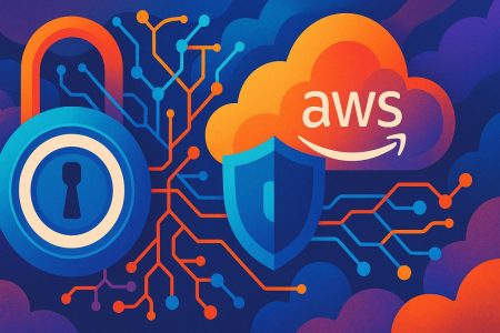 Ilustracion-de-un-candado-digital-representando-la-seguridad-de-la-inteligencia-artificial-en-entornos-de-nube.