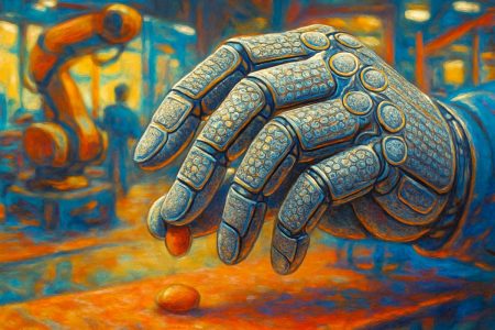 La mano robótica F-TAC Hand mostrando un agarre adaptativo similar al humano en tareas del mundo real