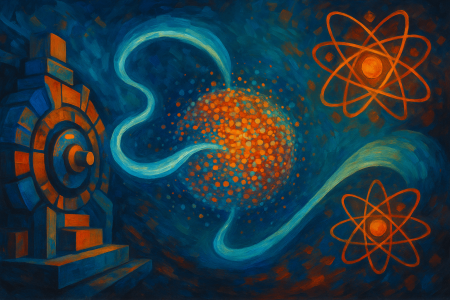 Pintura-abstracta-colorida-que-representa-el-descubrimiento-del-boson-de-Higgs
