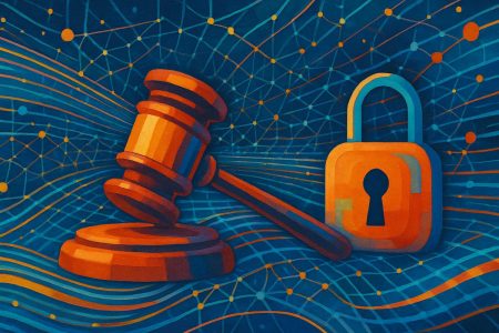 Representación gráfica de cómo se almacenarán indefinidamente los registros de ChatGPT debido a una orden judicial.