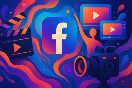 Representación gráfica del nuevo flujo de creación de videos en Facebook.