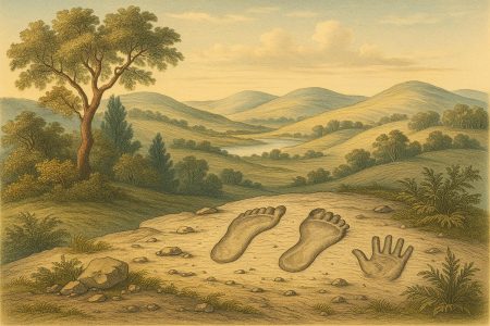 análisis de huellas fósiles encontradas en el Parque Nacional White Sands