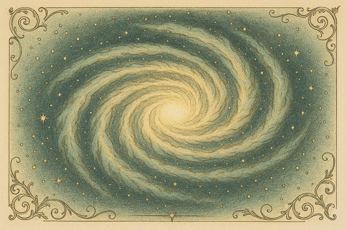 representacion de disco galactico