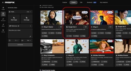 Veo 3 aterriza en Freepik: video realista, sonido integrado y sin complicaciones