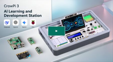 CrowPi 3: una estación de aprendizaje que pone la IA y la electrónica al alcance de todos