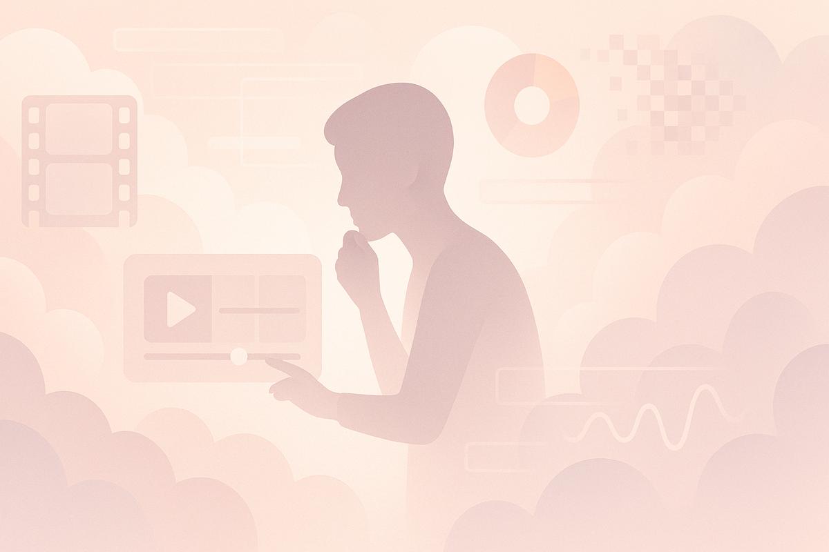 usuario editando video con la nueva herramienta de meta