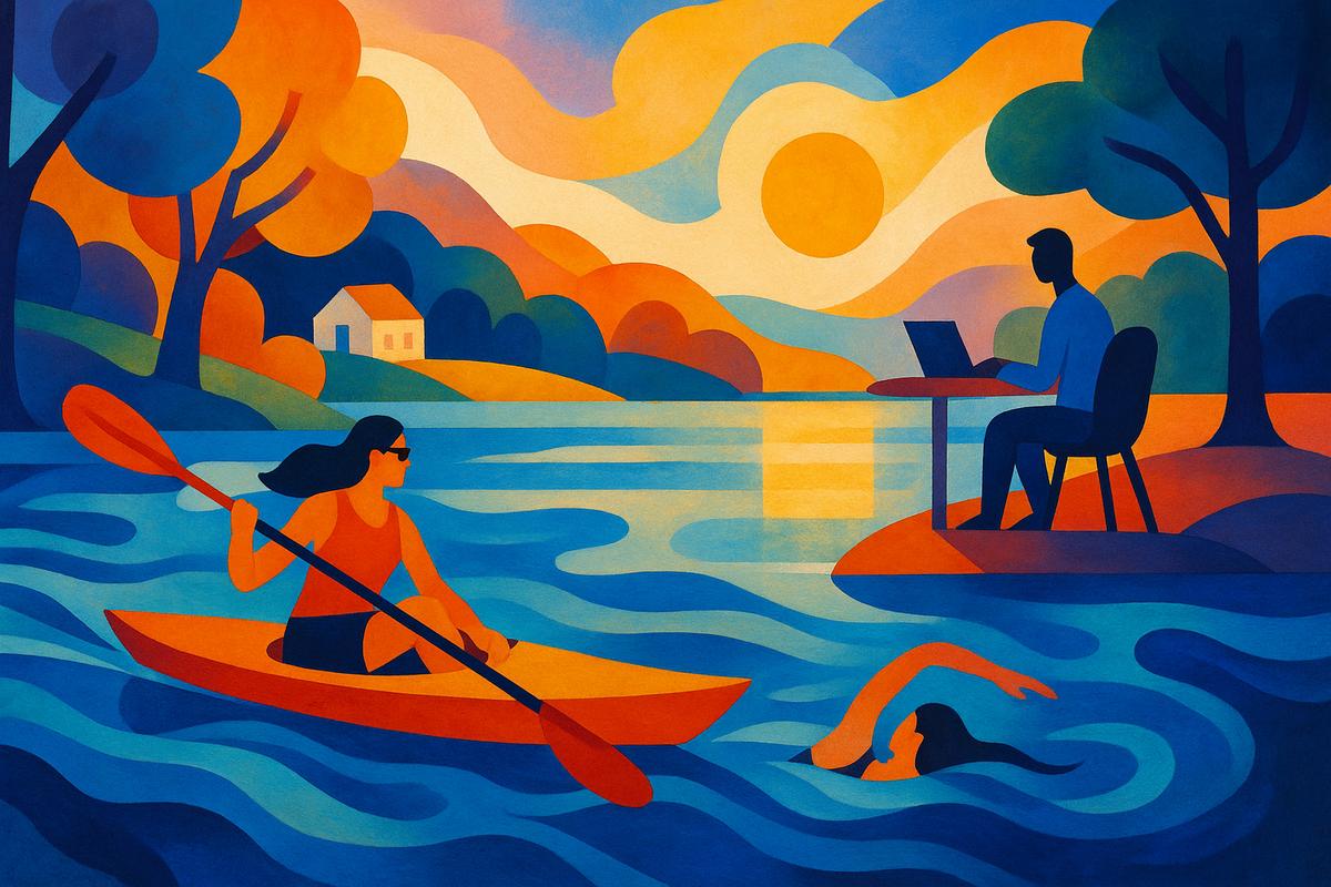 Cómo las actividades acuáticas mejoran el equilibrio entre la vida laboral y personal