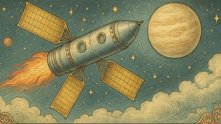 Un cohete experimental con alas solares