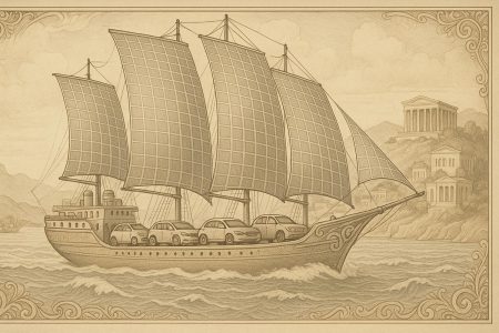 Yuanhai Kou: el megabuque solar que transporta coches chinos hacia una logística más sostenible