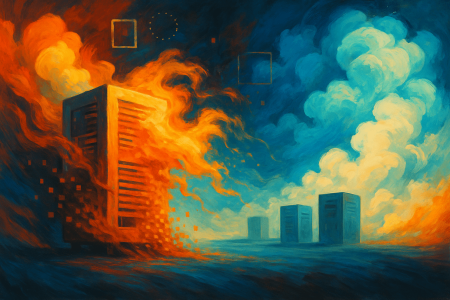 computación efímera mediante servidores que se disuelven en nubes de datos, (1)