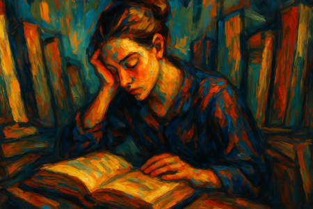 joven inmersa en la lectura (1)