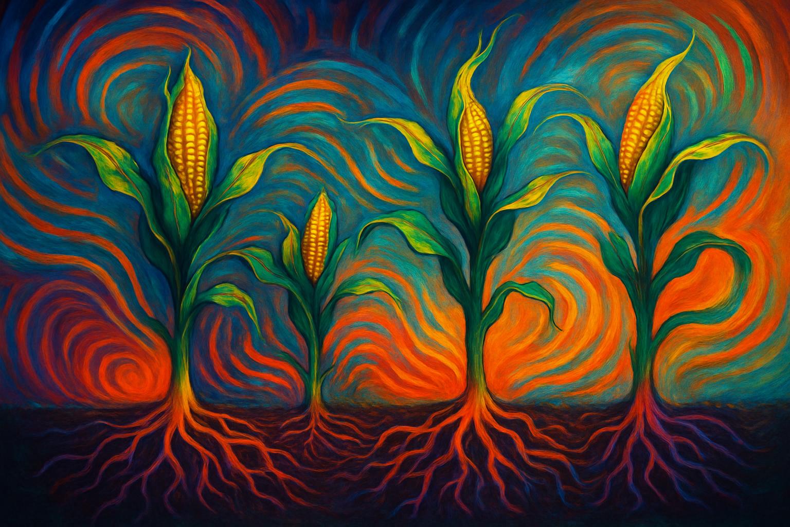 Comunicación vegetal en cultivos densos – El misterioso lenguaje químico del maíz