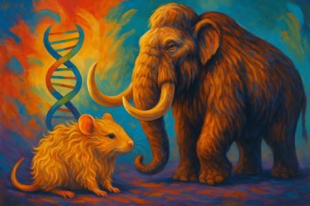 mamut lanudo y un ratón genéticamente modificado (1)