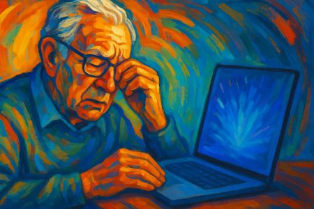 El impacto de las pantallas en la salud ocular de personas mayores