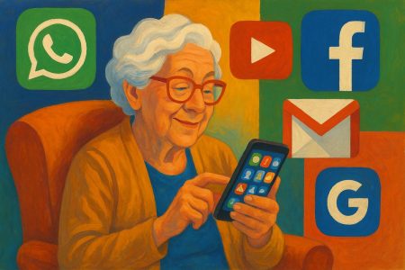 Las aplicaciones más utilizadas por la tercera edad en España: