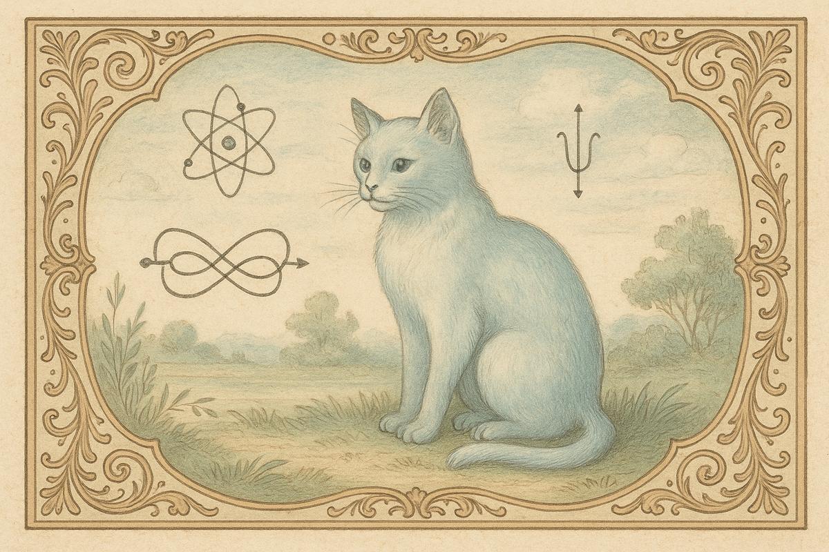 video cuántico de un gato