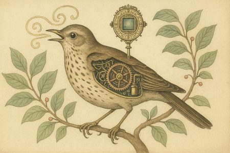 un estornino logró transmitir una imagen