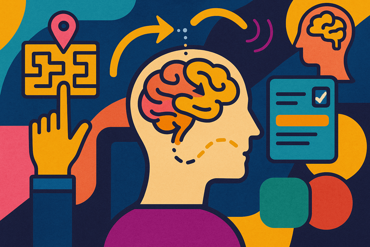 representa cómo los atajos mentales humanos influyen en el diseño de interfaces digitales (1)