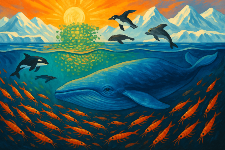 Ecosistema antártico con fitoplancton (1)