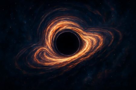 retroceso de un agujero negro