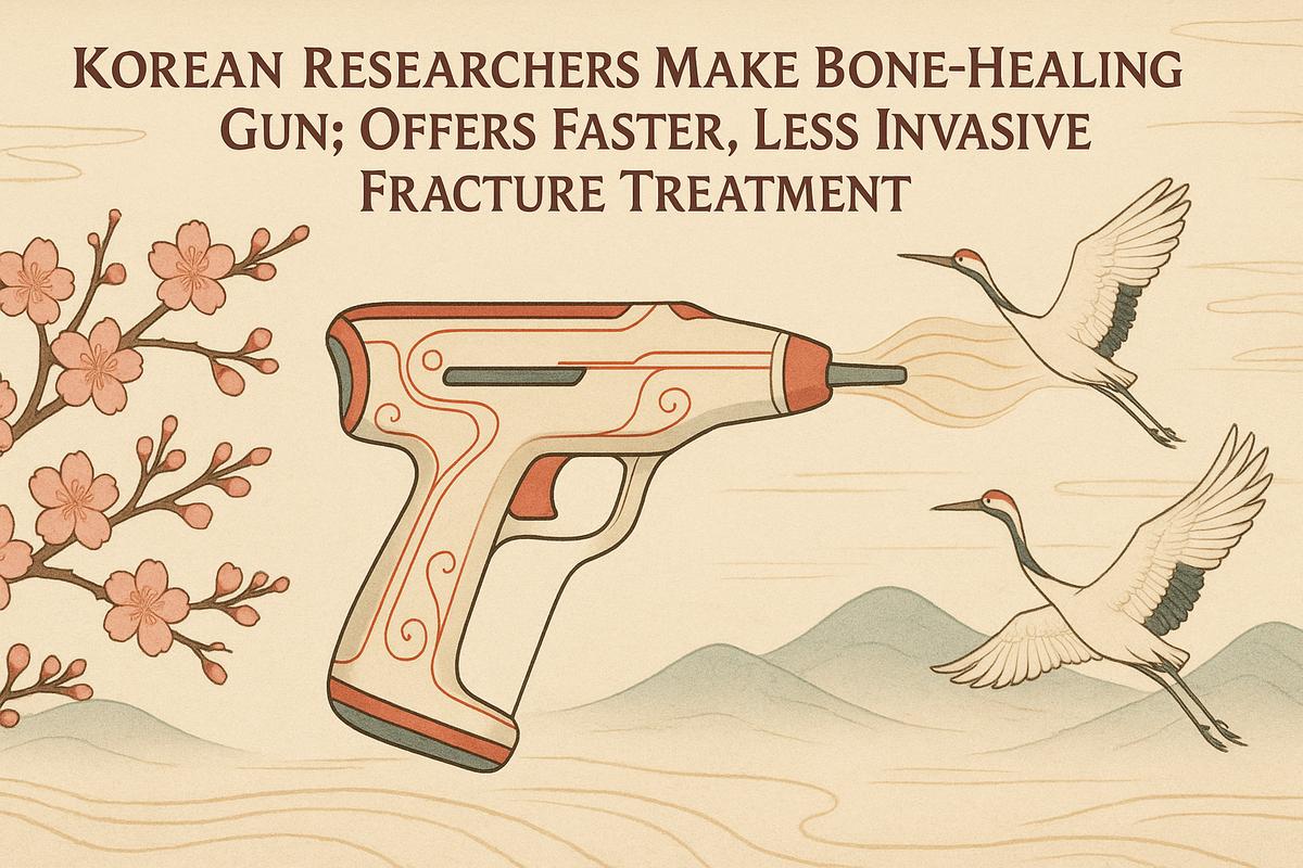 Una «pistola de huesos» que promete curaciones más rápidas y menos invasivas