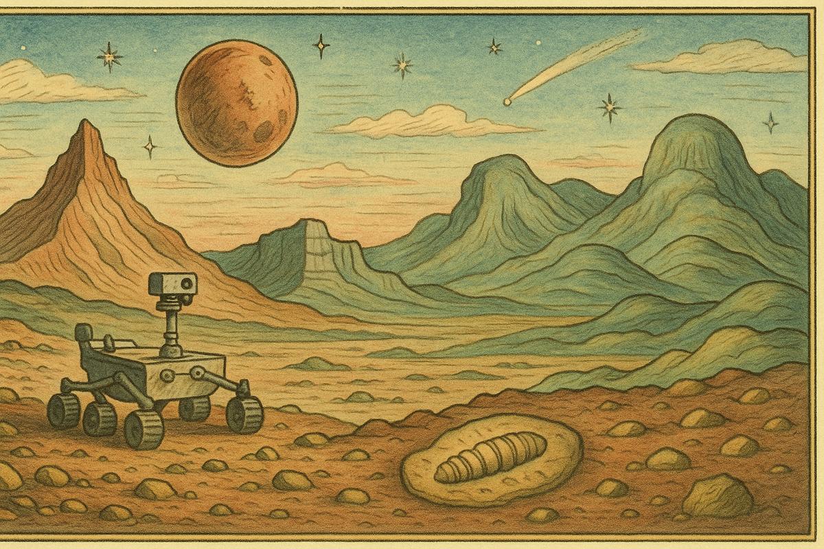 Posibles signos de vida pasada en Marte