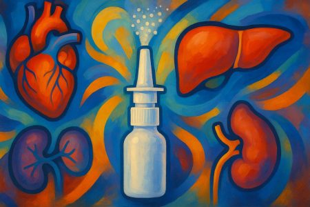 spray nasal diurético para tratar edema