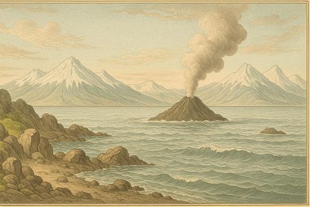 Una nueva isla emerge en Alaska