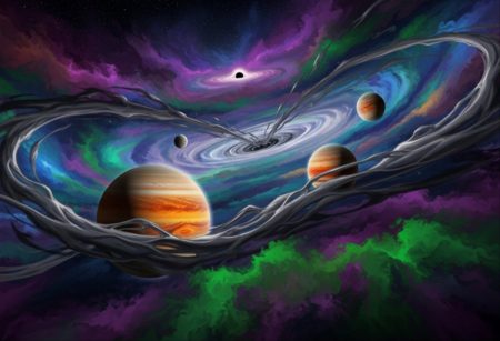 Podría la materia oscura convertir a los exoplanetas en agujeros negros