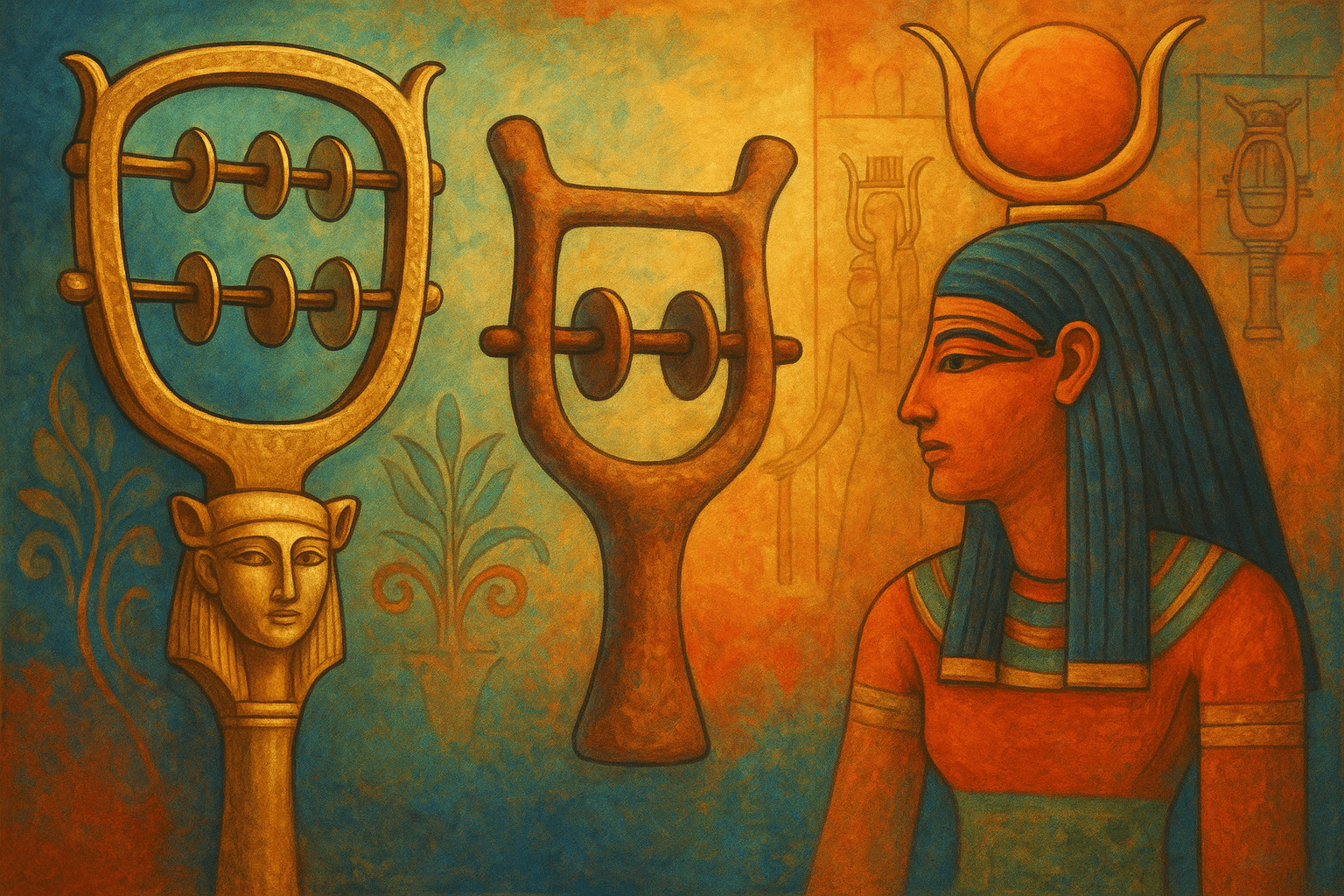 El sistrum como tecnología sonora sagrada: entre Egipto y Creta