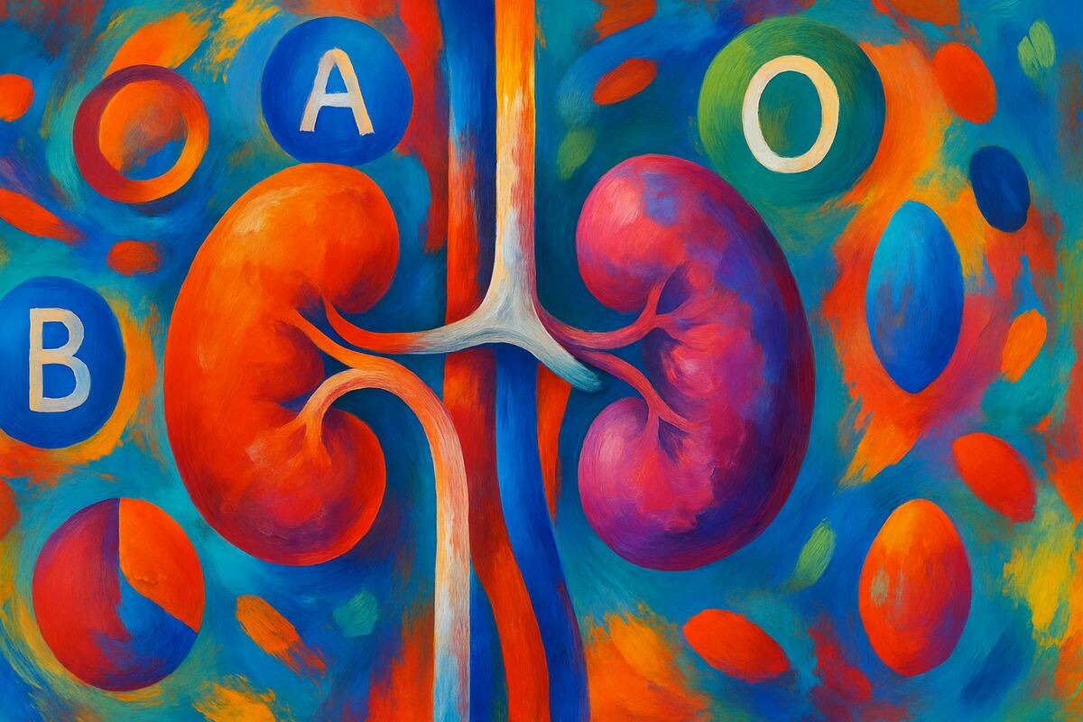 trasplante de riñón con tipo de sangre universal