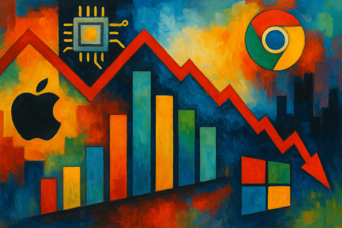 cayendo las acciones tecnológicas