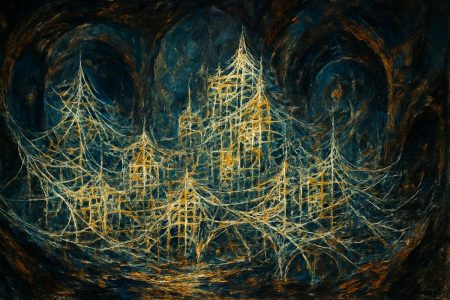 megaciudad arácnida bajo tierra