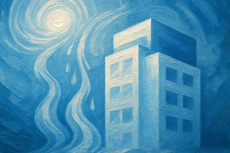 Una pintura que enfría edificios y extrae agua del aire