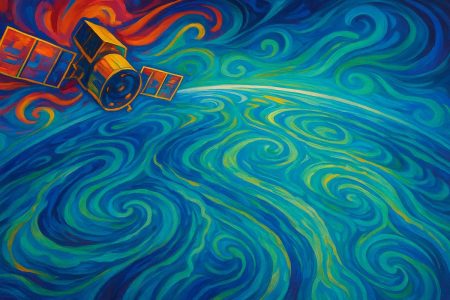 observación satelital de los mares