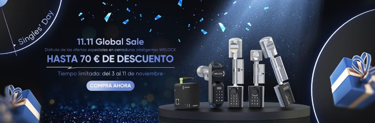 WELOCK lanza sus mejores ofertas del año por el 11.11: seguridad inteligente a precios irresistibles