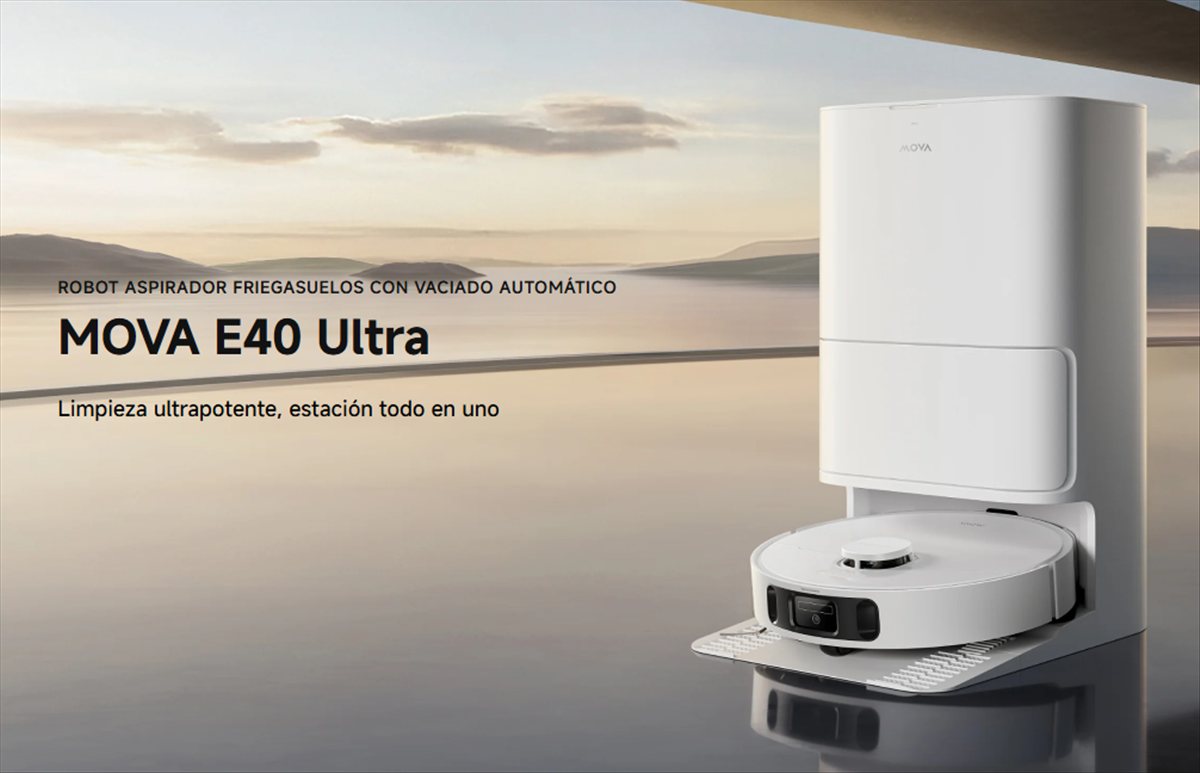 El Mova E40 Ultra: un robot aspirador que apuesta por la limpieza sin esfuerzo