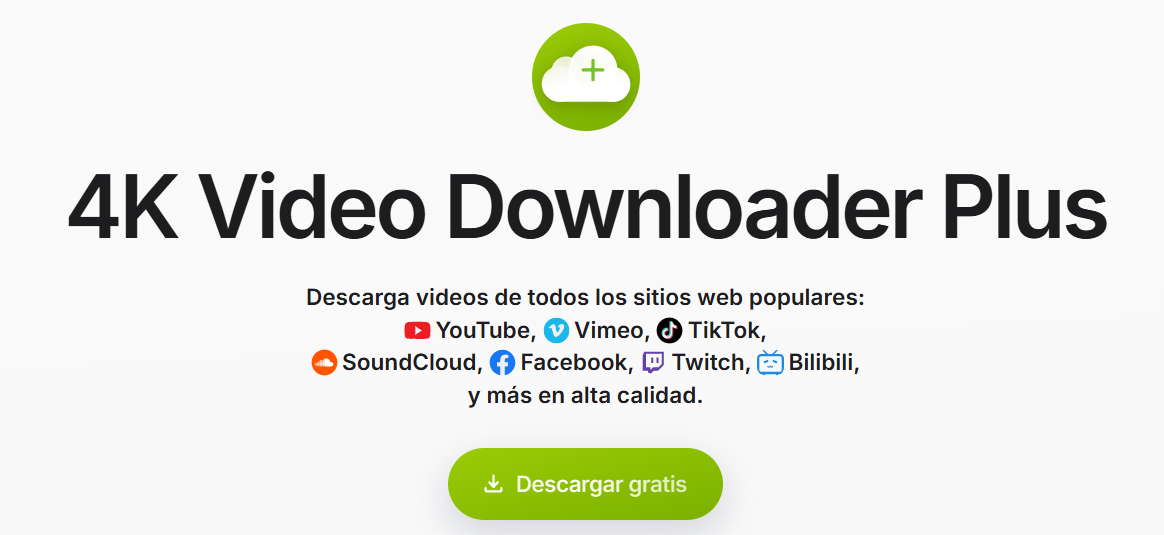 Descargar videos de YouTube y TikTok sin complicaciones con 4KDownload