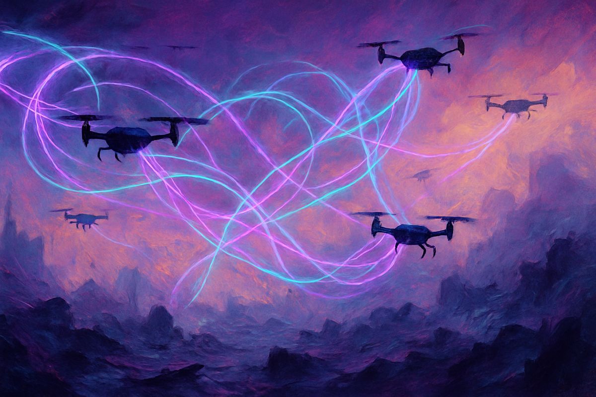 Entrelazamiento cuántico para coordinar drones en desastres: la apuesta de Virginia Tech por comunicarse sin red