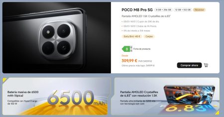 ¿Ha dejado de ser un teléfono de entrada? Analizamos las novedades de la nueva serie POCO M8