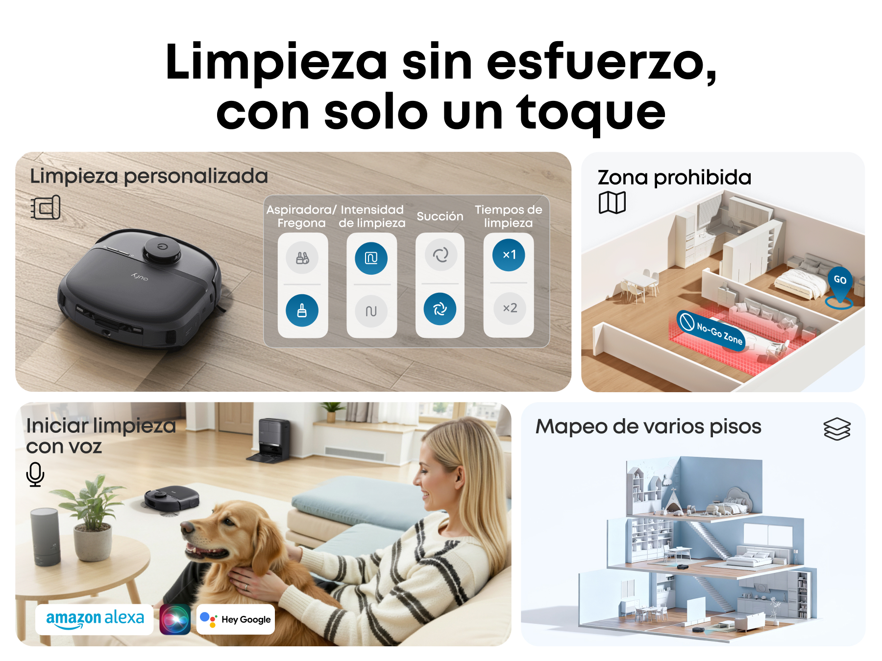 eufy C28 Omni llega a España: el robot aspirador que promete olvidarte de los enredos y de vaciar el depósito durante semanas