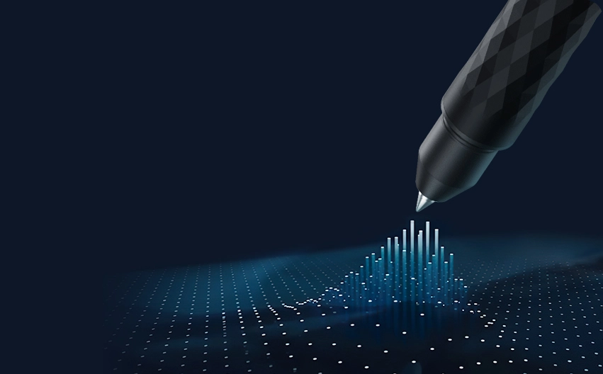 Tecnología EMR: cada trazo se captura con precisión milimétrica y 8.192 niveles de presión